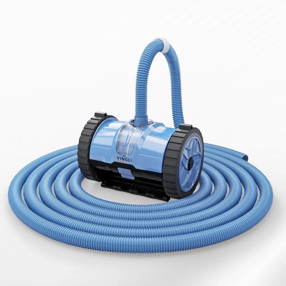 2025 Upgrade Automatic Pool Vacuum Cleaner Wall-Climbing Suction Side
