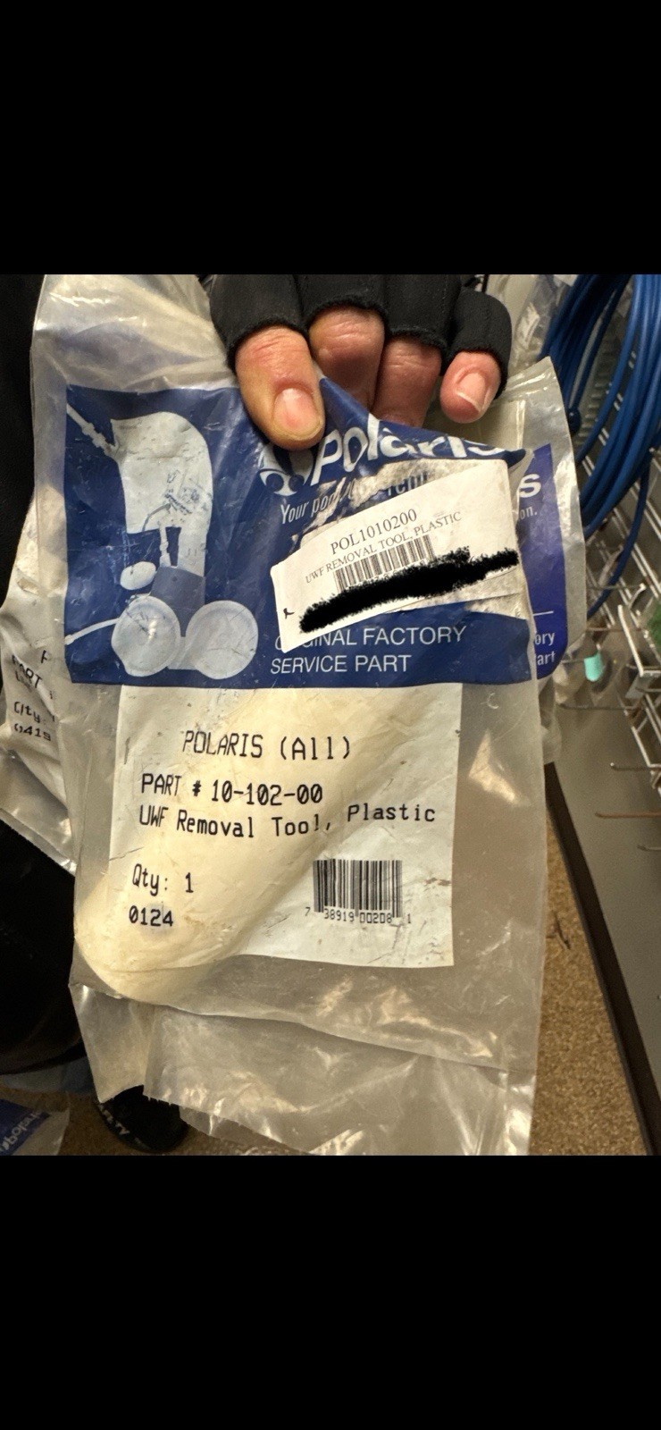 UWF Removal Tool, Plastic 10-102-00