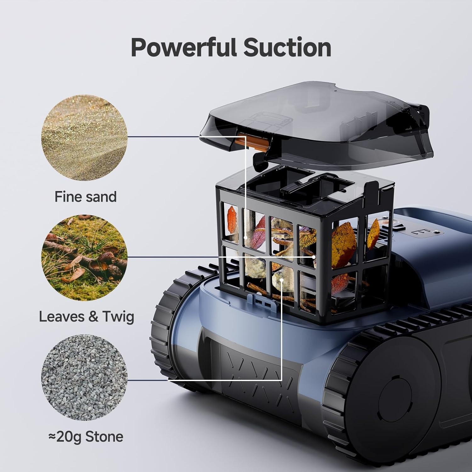 Robotic Pool Cleaner for Swimming Pools Auto Clean Floor/Wall&Waterline Cleaning