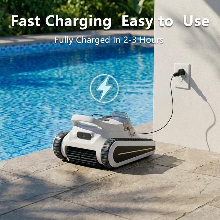 SEAUTO SAT30 Cordless Robotic Pool Cleaner APP Control 7800mAh Above Ground Pool