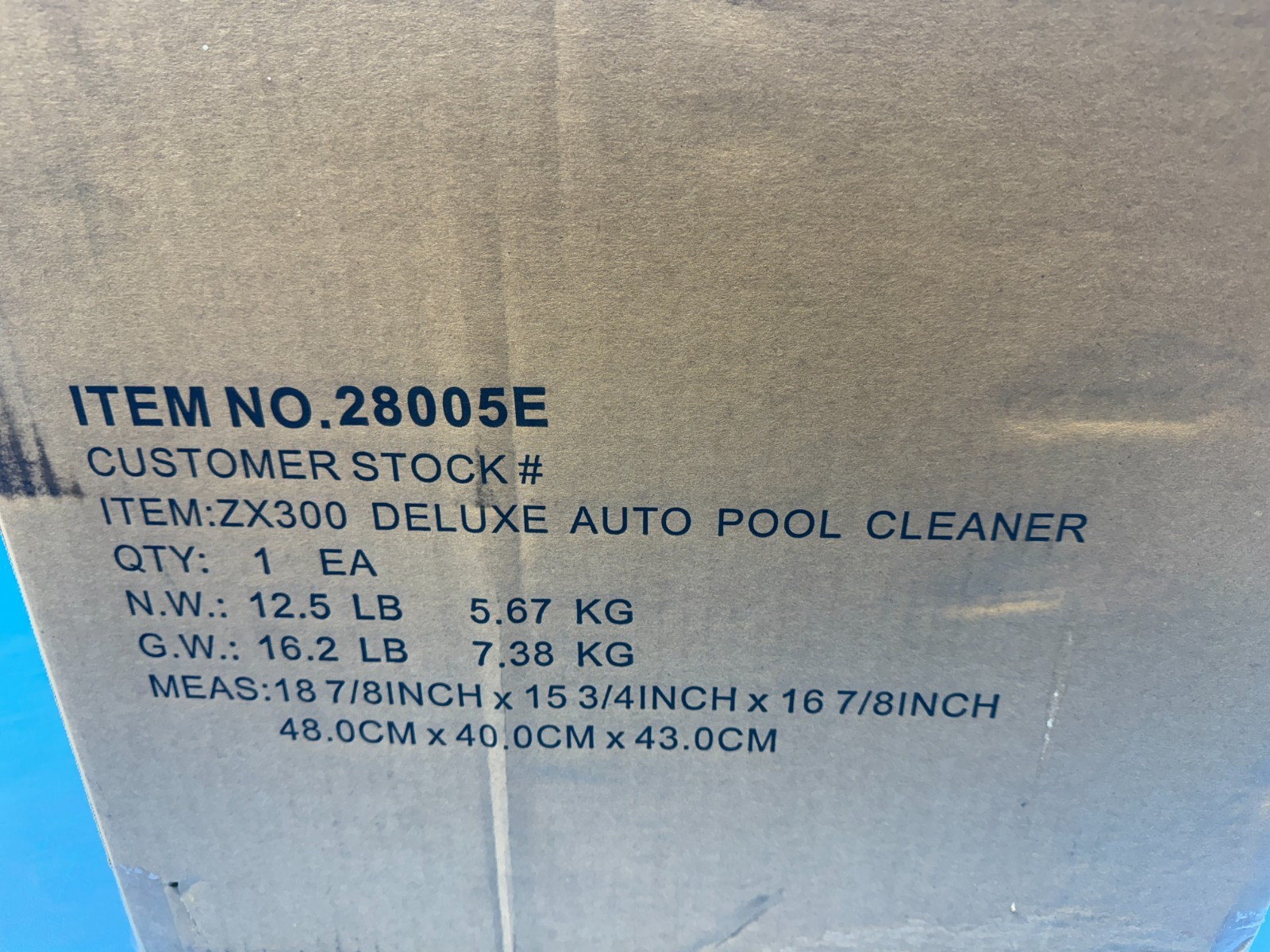 Intex 28005E ZX300 Deluxe Automatic Above Ground Pool Vacuum Cleaner