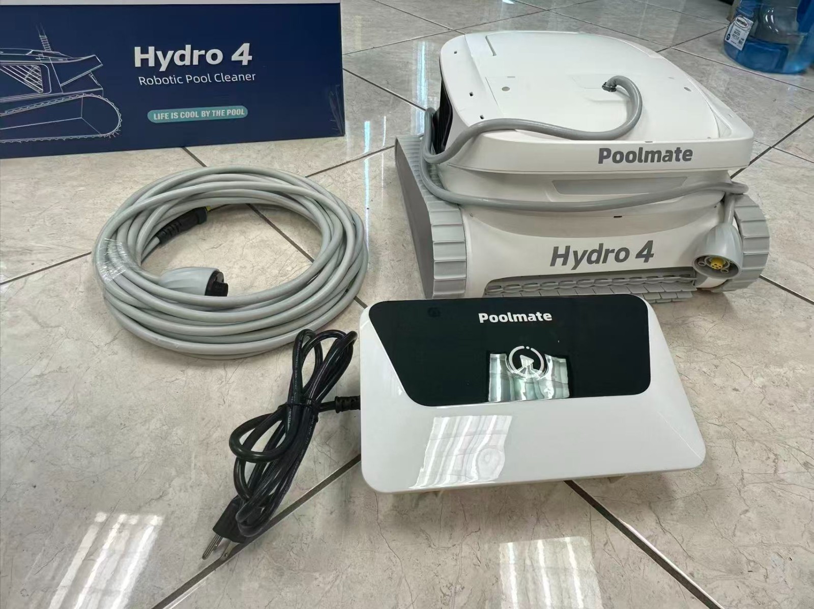 Poolmate Hydro 4 Inground Pool Vacuum Cleaner 50ft Corded for Floor, Wall Clean