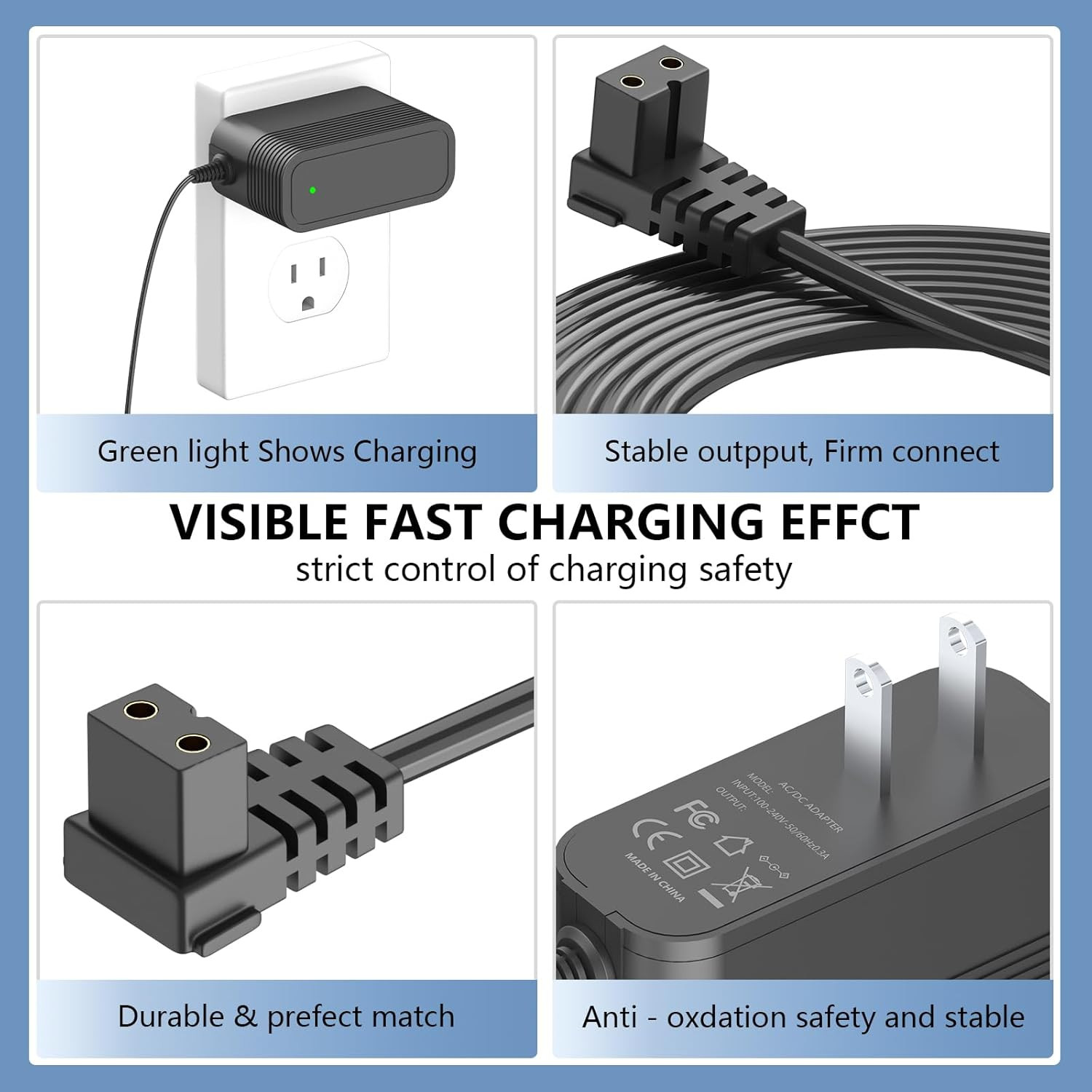 12.6V 1.8A Charger for Aiper Robotic Pool Cleaner Compatible with Aiper Seagull