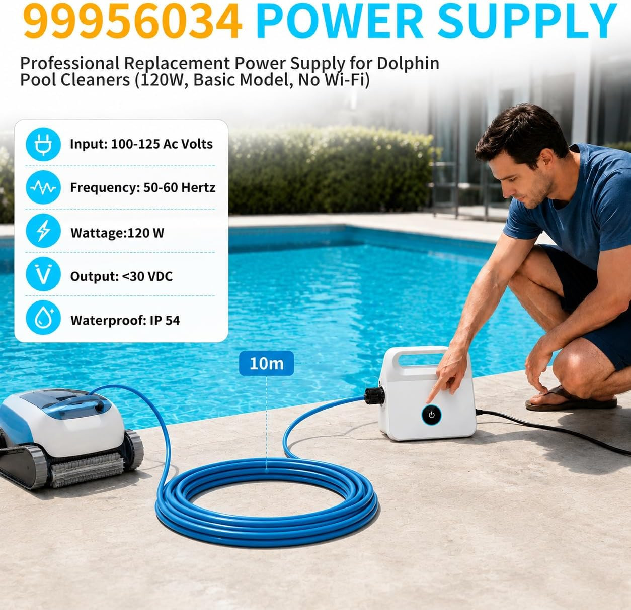 2026 Upgraded 99956034 Power Supply Unit with 5898412LF Power Cord丨Fit for Dolph
