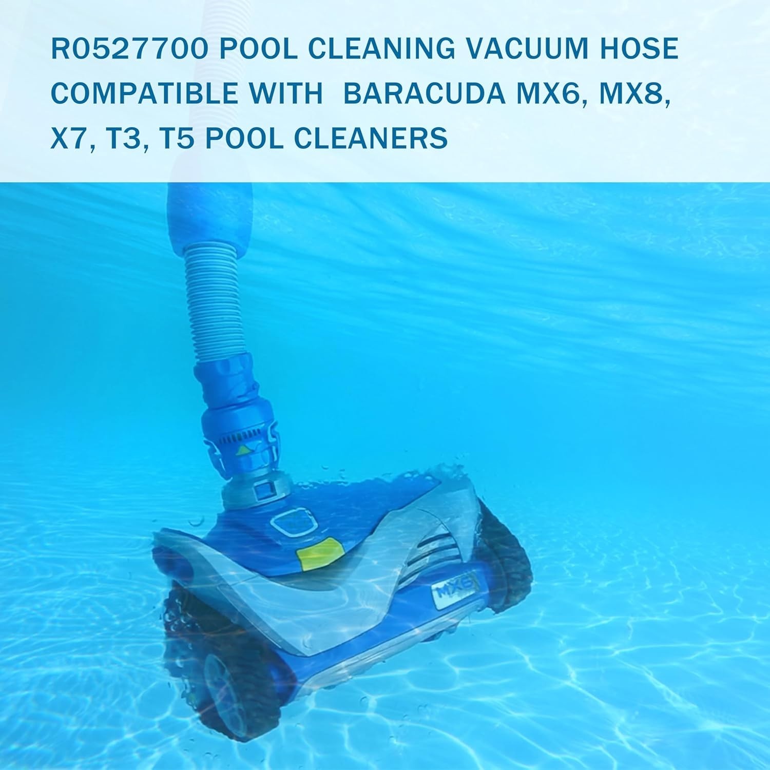 Universal 39 Inch Pool Cleaning Hose for Effortless Inground Cleaning – 2-Pack