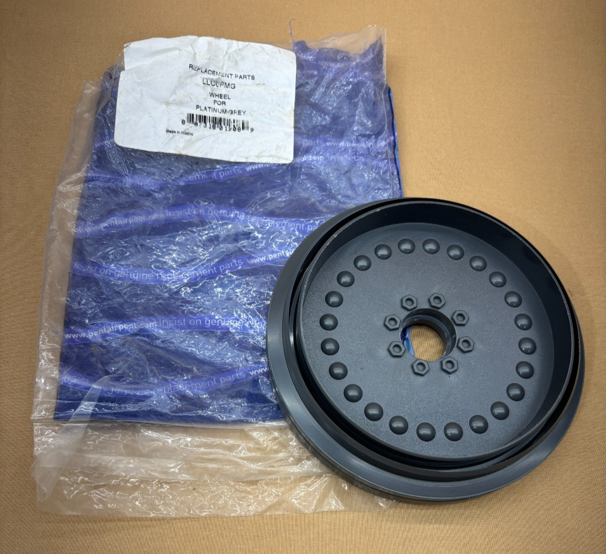 Pentair LLC6PMG Replacement Platinum Gray Wheel