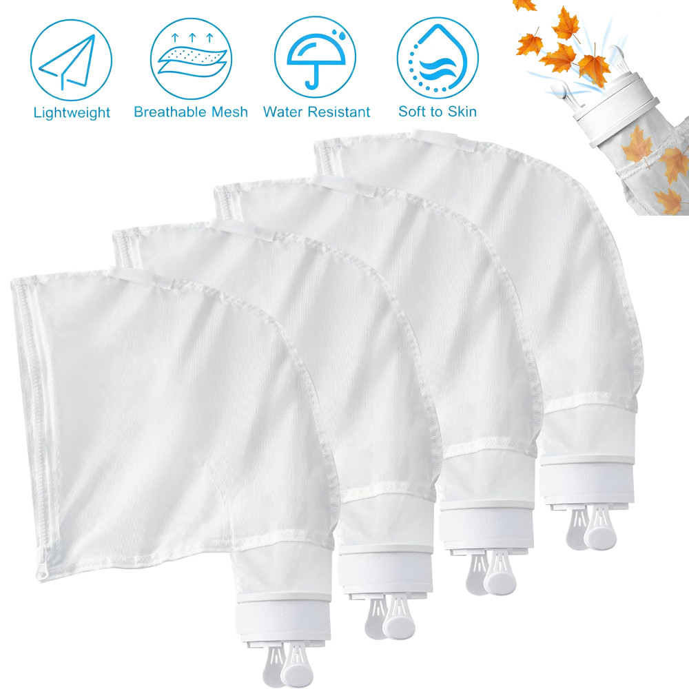4Pcs Nylon Pool Cleaner Filter Bags Replacement for Polaris 280 480 Pool Sweep