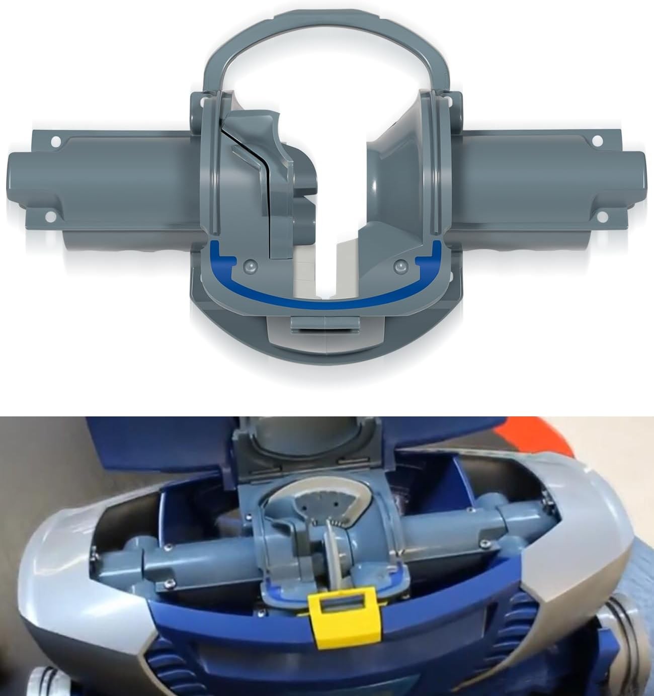 Replacement R0545700 Middle Engine Housing Assembly for Zodiac MX8/MX8 Elite|Fix