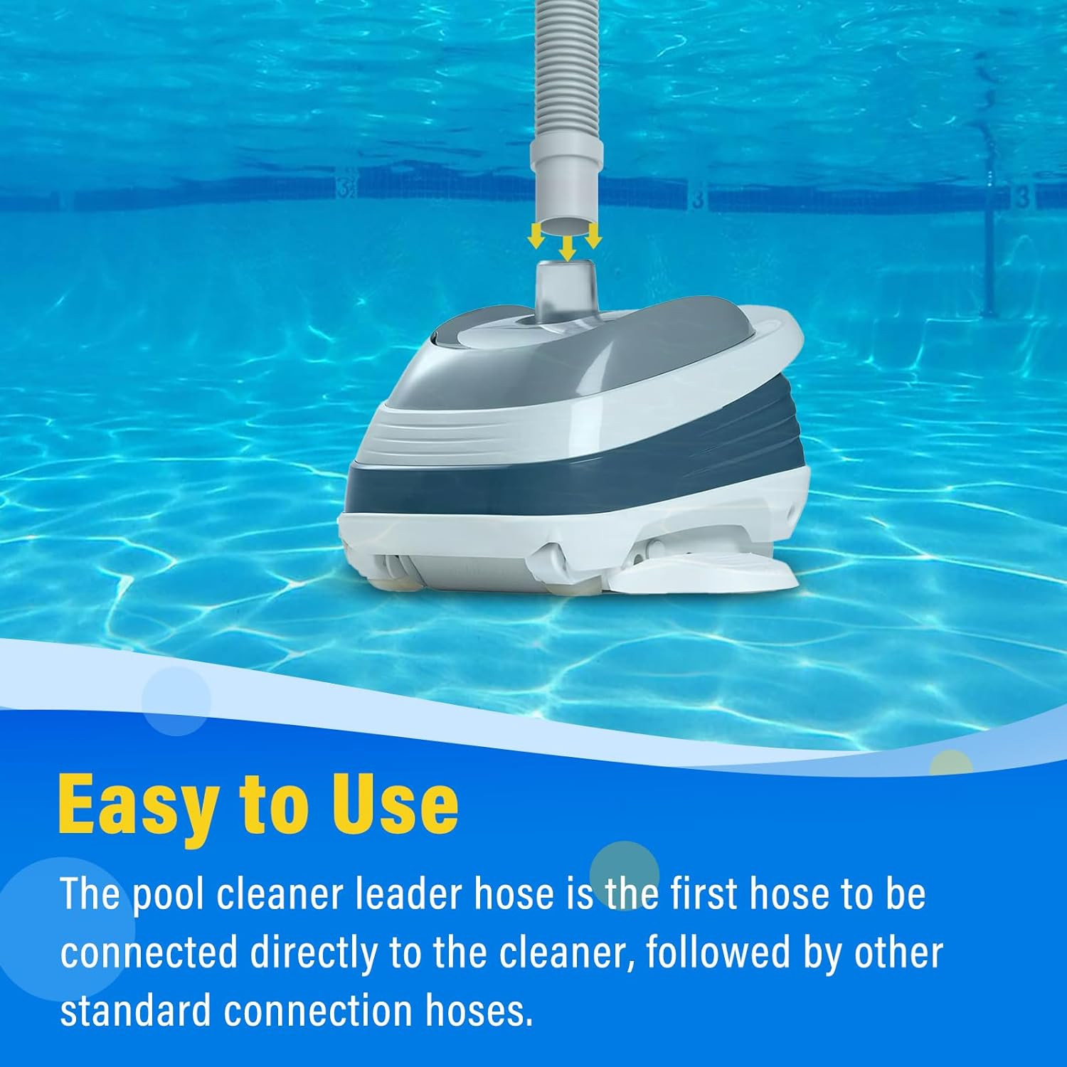 Pool Vacuum Leader Hose V532LG – Compatible with Hayward Pool Vac (Plus, Ultra),