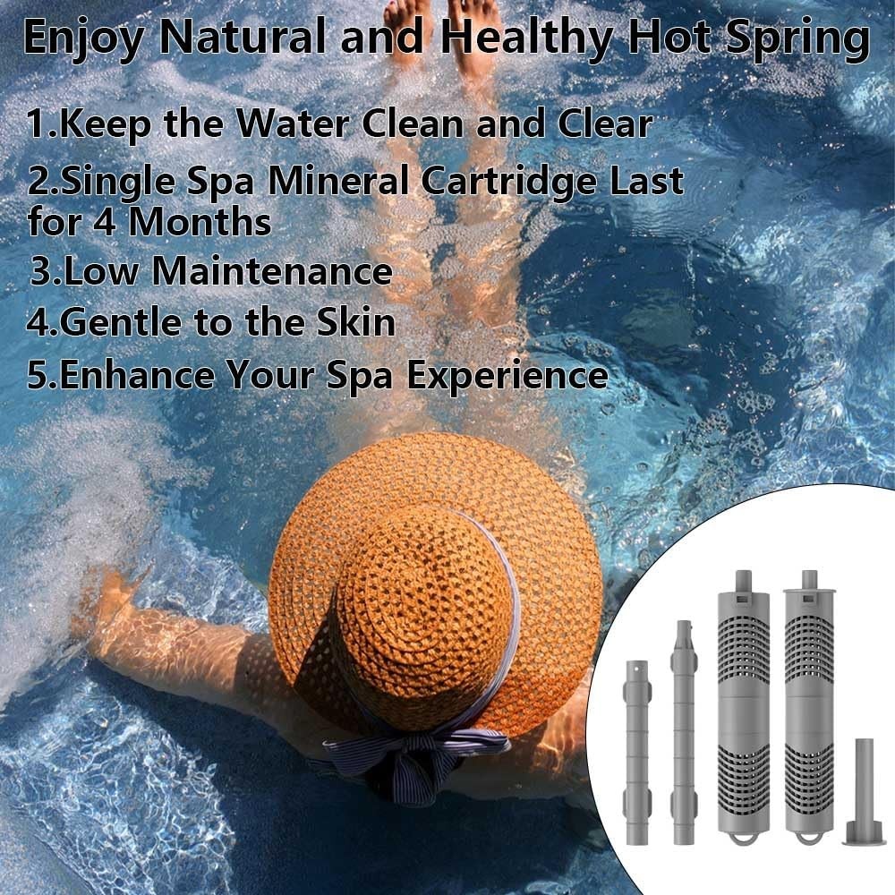 Silver Ion Spa Mineral Cartridge Ag+ Sticks for Hot Tub – 4 pack