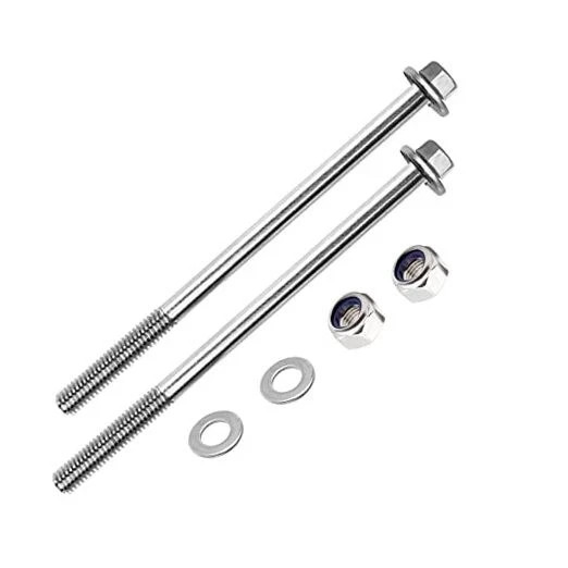 304 Stainless steel Front Control A-Arm Bolt Kit for Polaris 7519087(2 Pack)