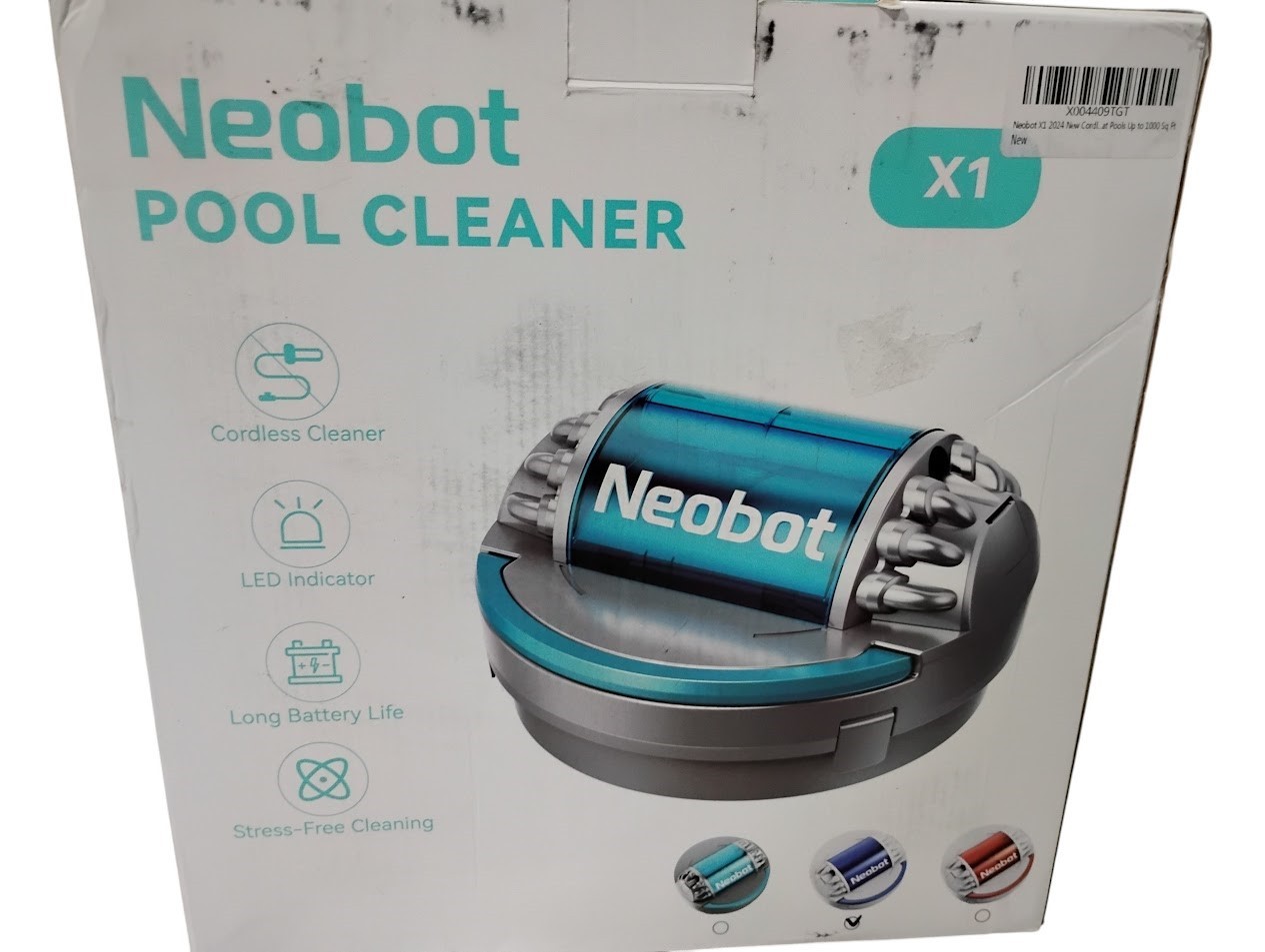 NeoBot X1 Cordless Pool Cleaner Robot Vacuum w/120 Min Runtime