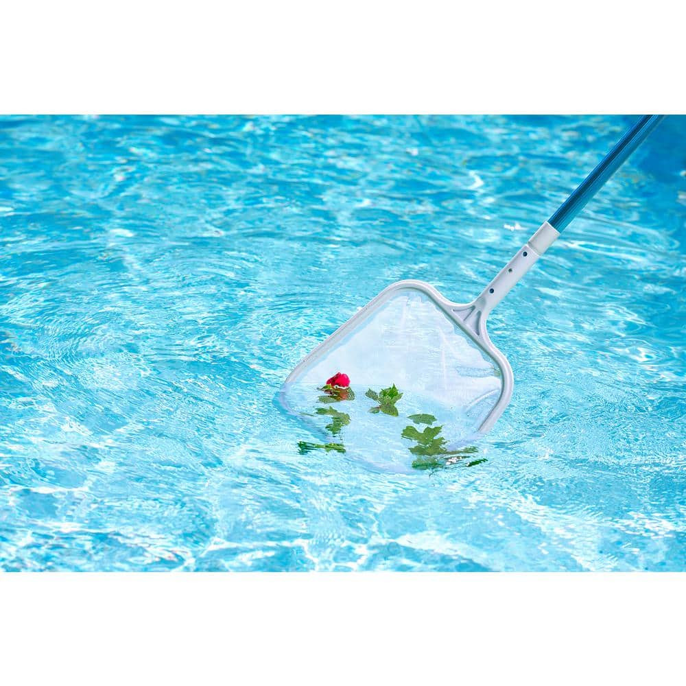 Swimming Pool and Spa Skimmer with 4Ft. to 8Ft. Telescoping Pole Lightweight NEW