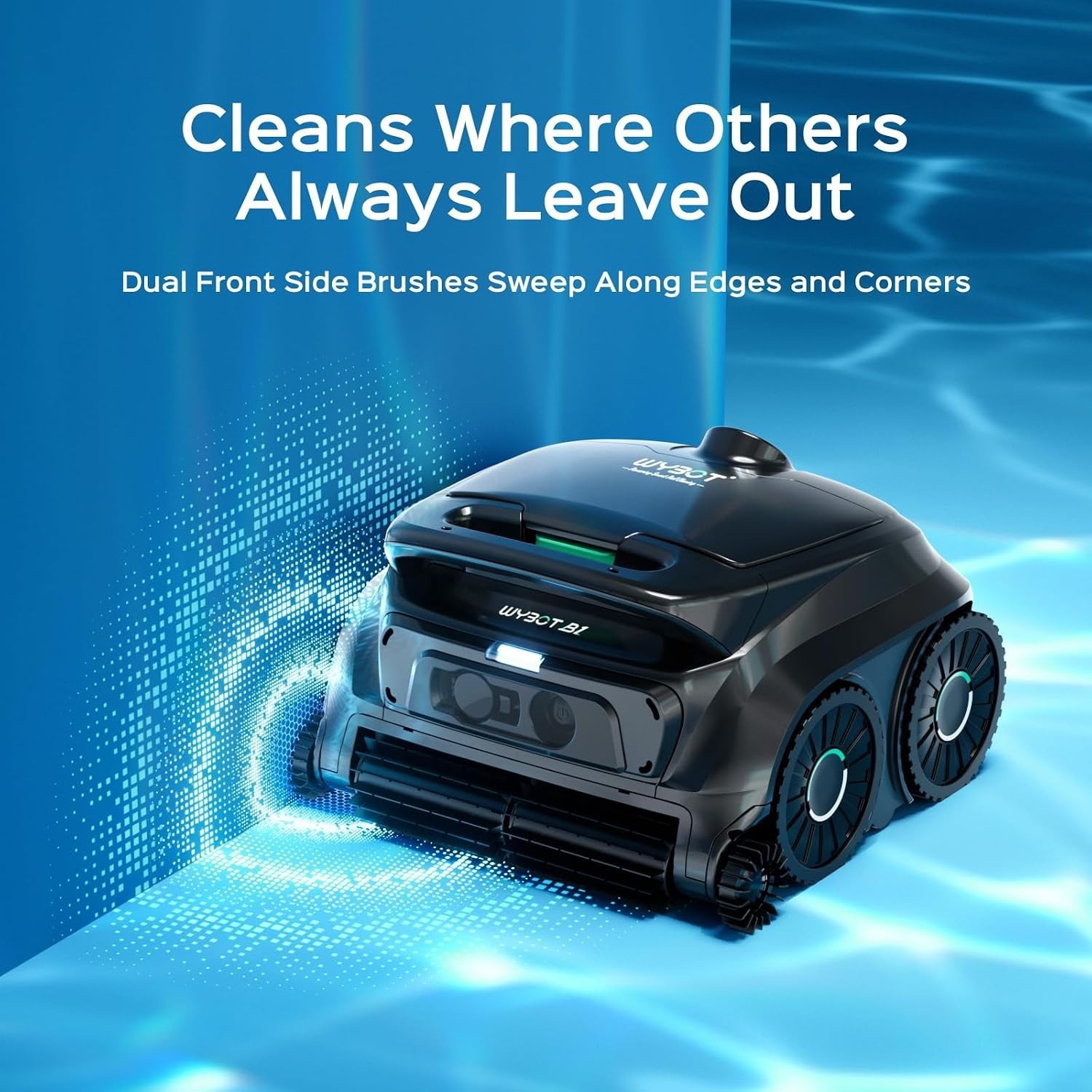 WYBOT B1 OS600 Robotic Pool Cleaner Cordless Smart Navigation App Control 2026