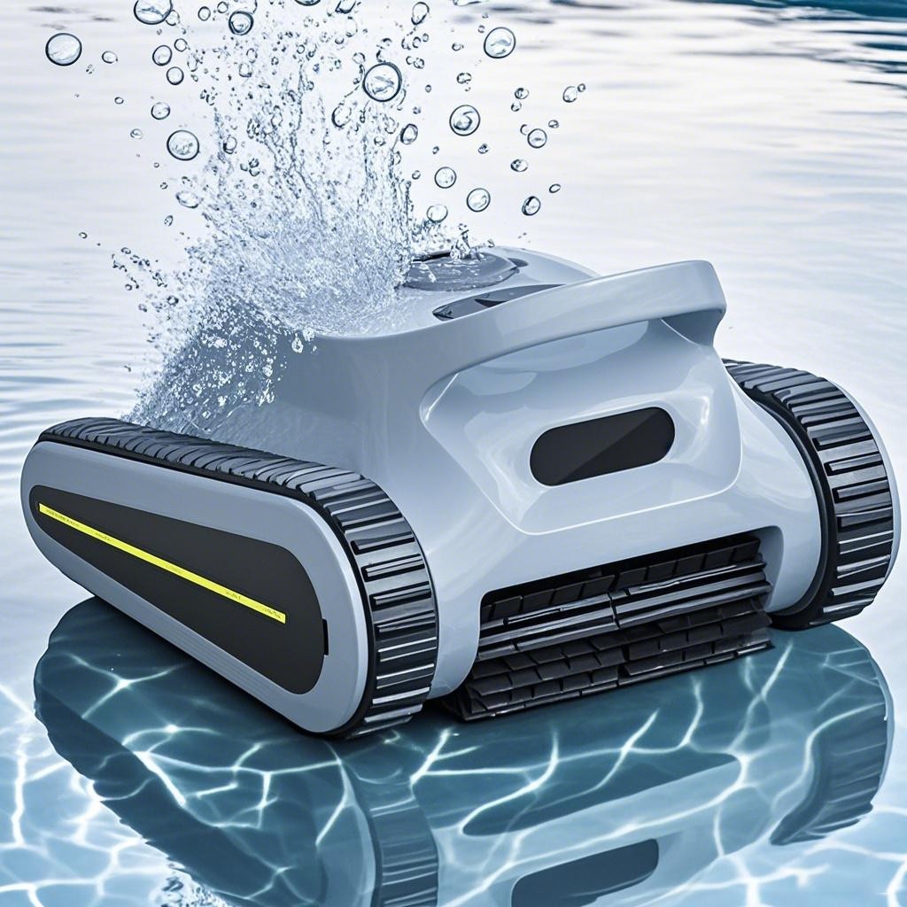 SAT 30 Pool Cleaner Wall Climb Cordless Robotic Pool Robot In-Ground Pools NEW