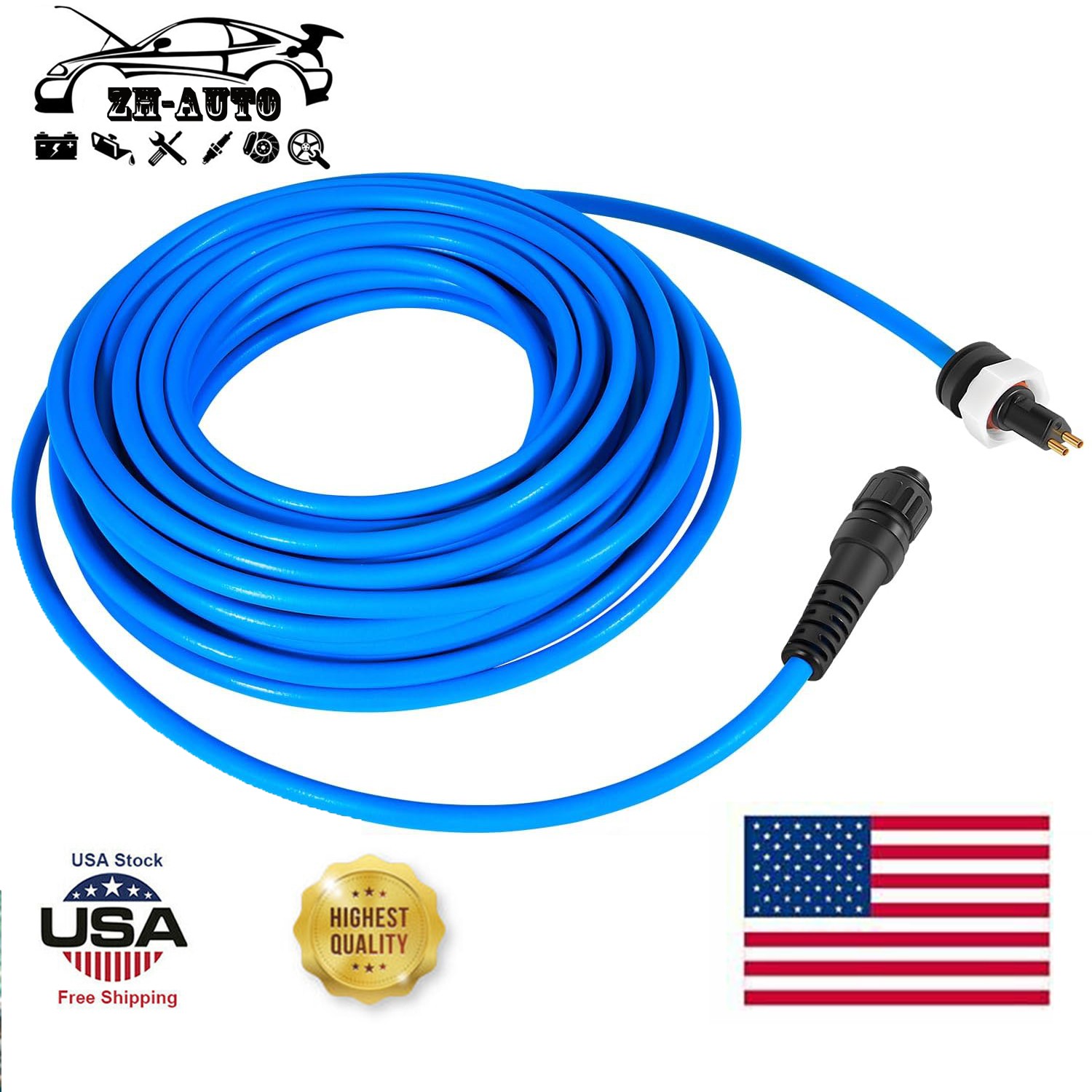 99958903-DIY Cable Cord 2 Wire for Dolphin Maytronics Pool Cleaner S20018M 60ft