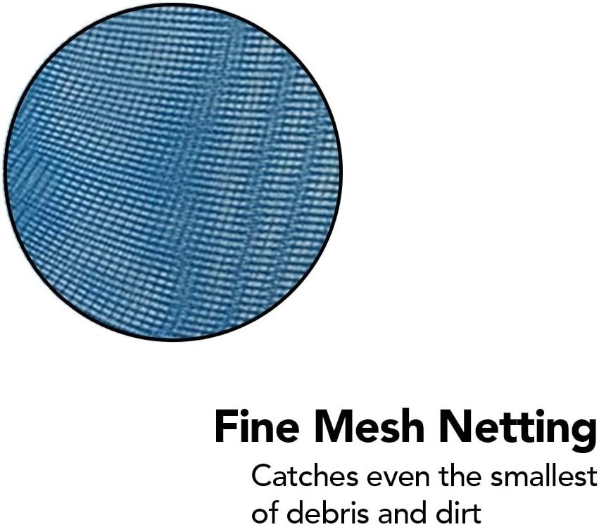 Pool Skimmer Net Heavy Duty Leaf Rake Cleaning Tool Fine Mesh Net Bag Catcher