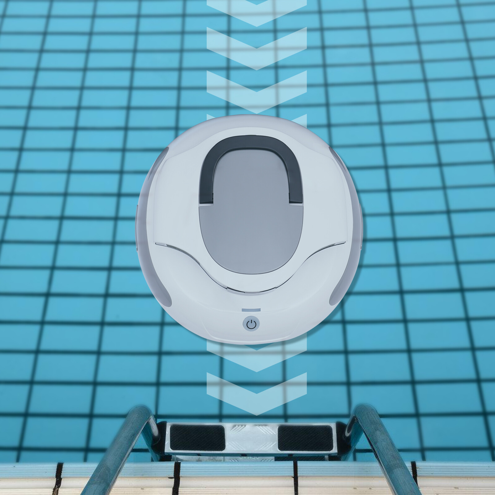 Cordless Automatic Pool Cleaner 75 Min Battery For Above & Inground Pools