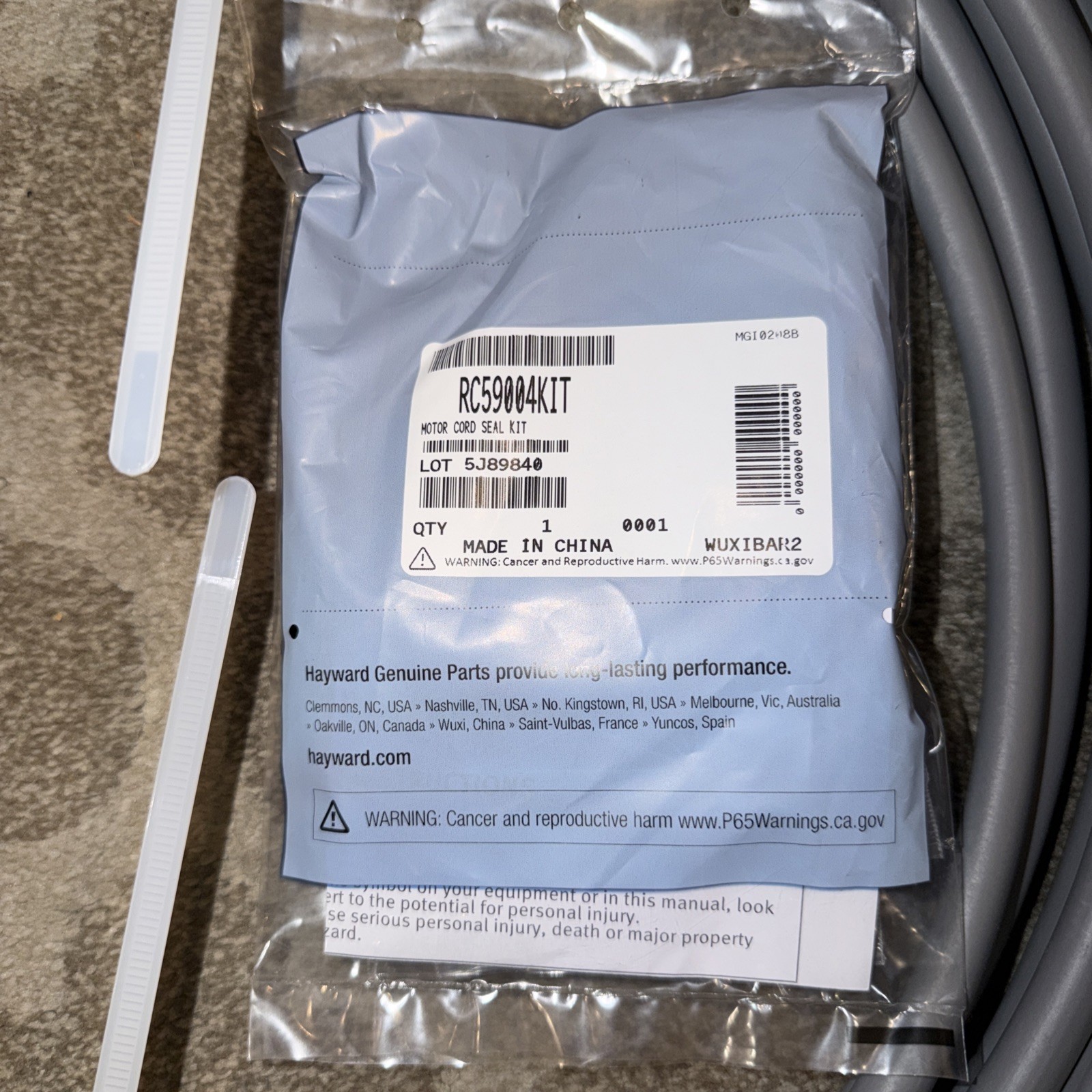 GENUINE Hayward RCX50061, 55’ Floating Power Cord***FAST FREE SHIPPING***
