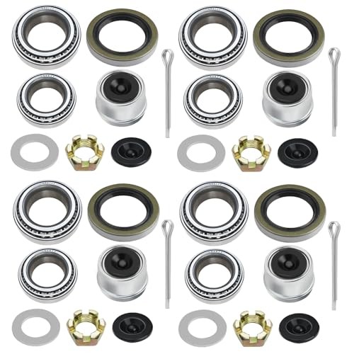 4 Sets L68149 L44649 Trailer Bearing Kit for 1 4 sets L68149 L44649 Bearings