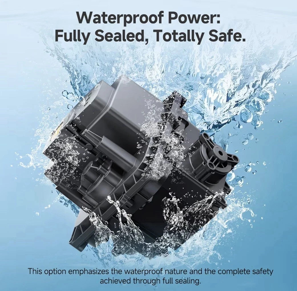 Cordless Robotic Pool Vacuum with Sonar Navigation & Track Drive Wall Climbing