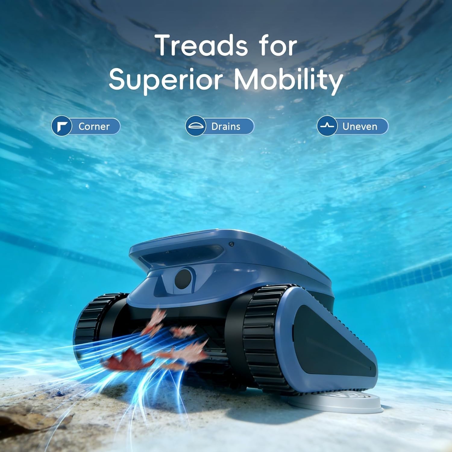 (2026 New) Seauto 4H Cordless Pool Cleaner Robot 4 Modes for Inground Pools ,App