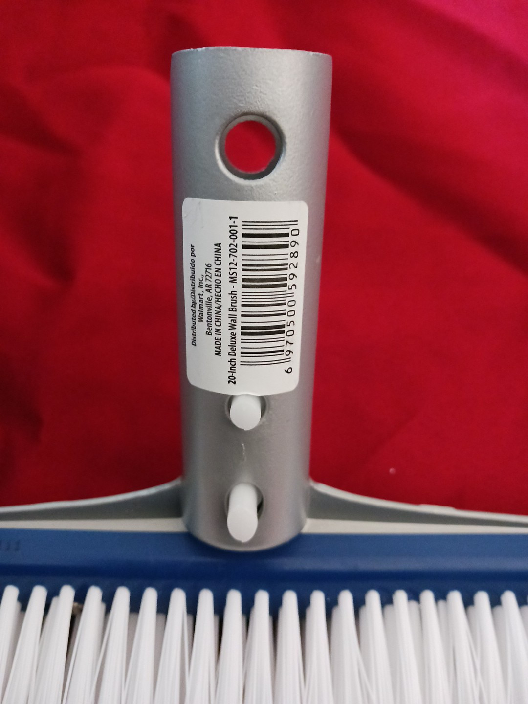 lot 3pcs Pool MAINSTAYS 20″ 2-IN-1 Leaf Skimmer Rake Vacuum Head 20″ Wall Brush