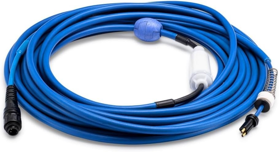 Dolphin Genuine Replacement Part — Heavy-Duty 60 FT Blue Cable with Swivel for T