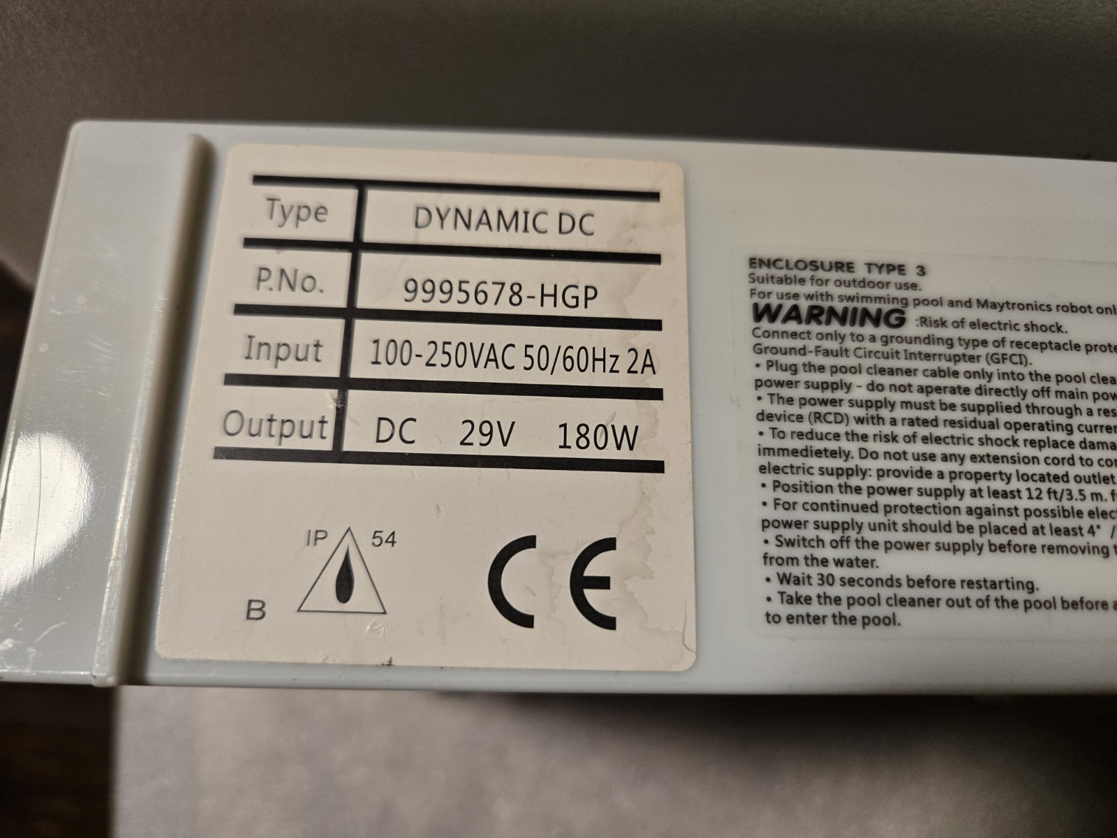 9995678 Power Supply *Untested*