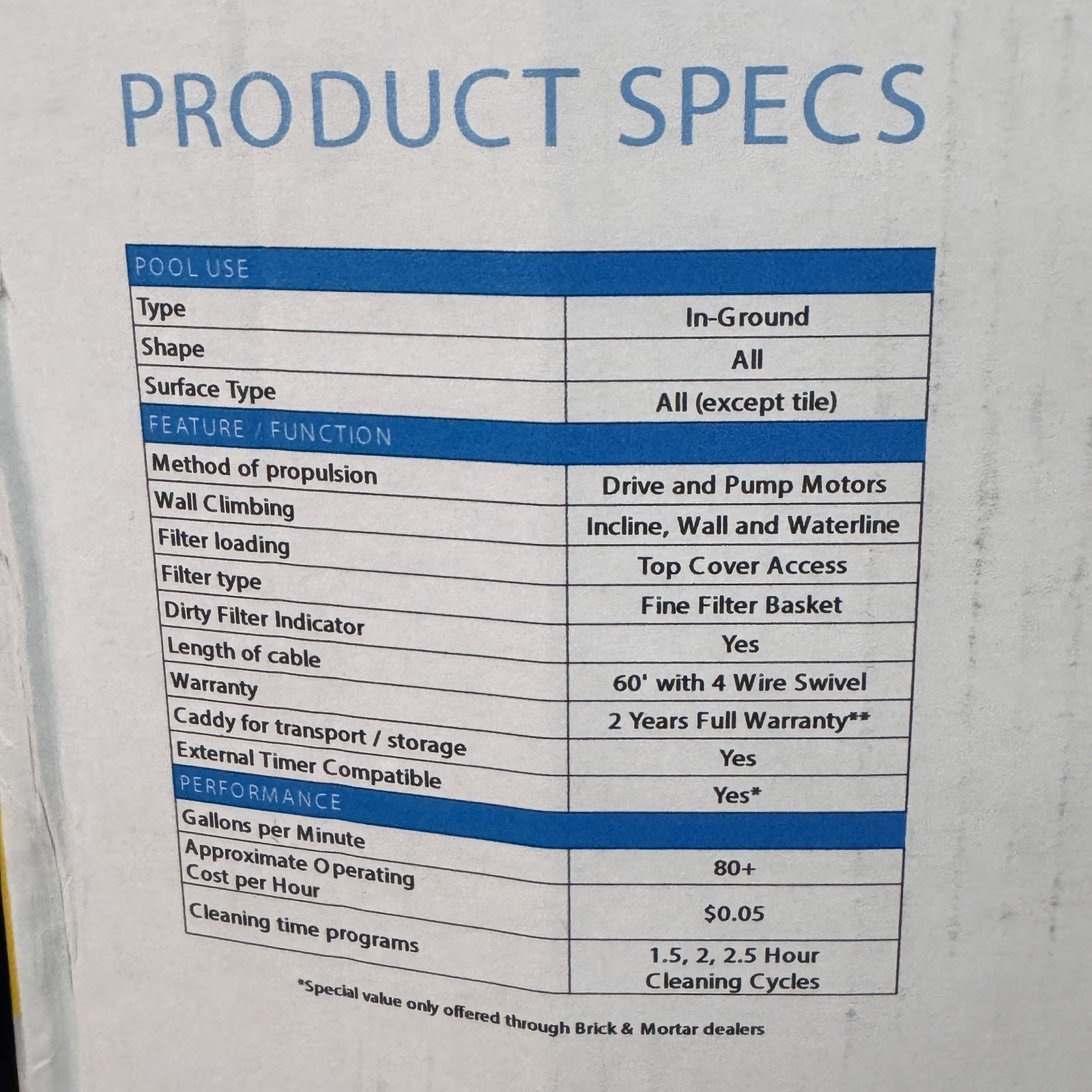 Aquabot Rapids 2500 Automatic Robotic Pool Cleaner In-Ground Tested Works