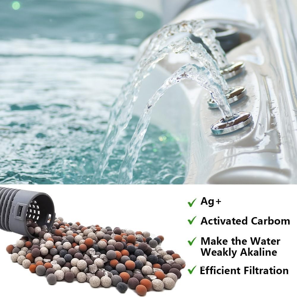Silver Ion Spa Mineral Cartridge Ag+ Sticks for Hot Tub – 4 pack
