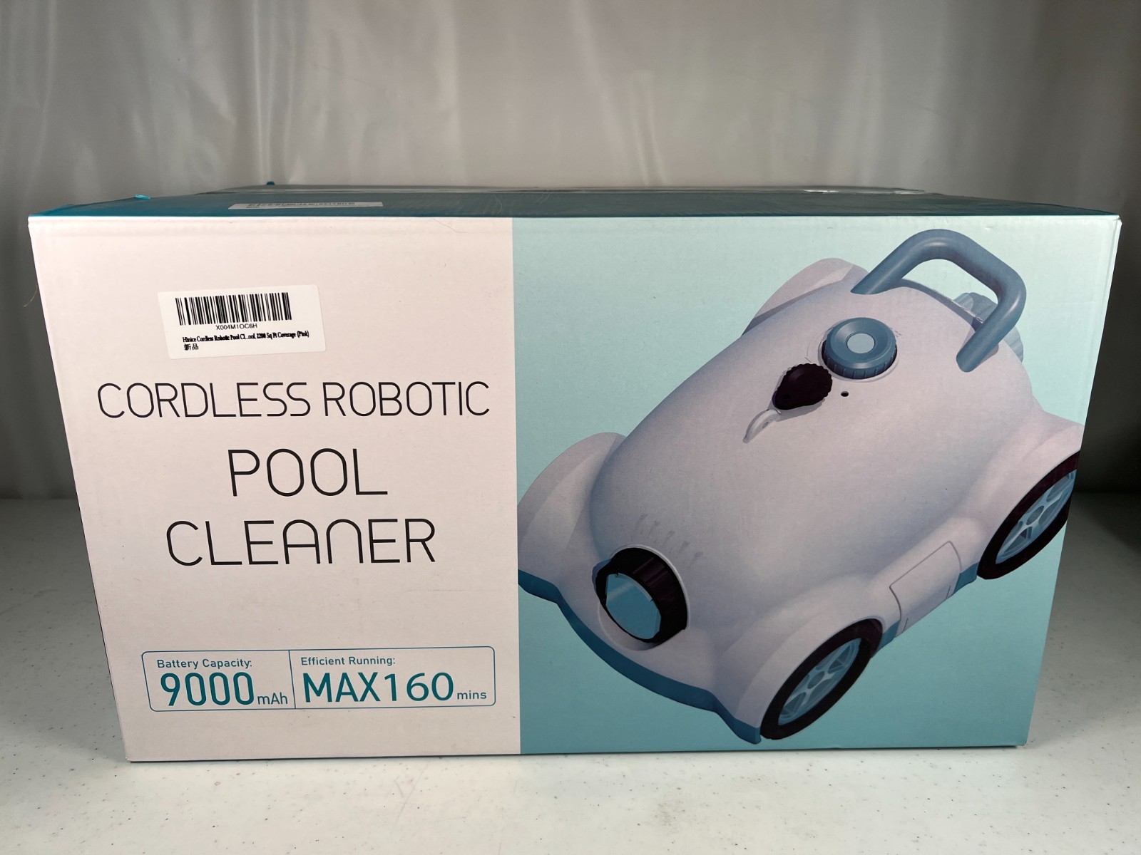 Cordless Robotic Pool Cleaner Automatic Pool Vacuum for In-Ground/Above GREY
