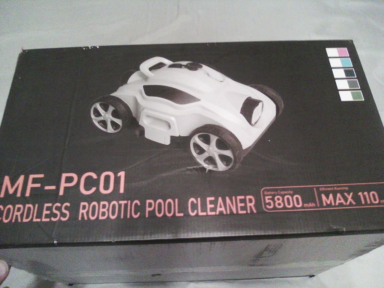 Cordless Robotic Pool Cleaner for In-Ground Flat Bottom Pools & All Above Ground