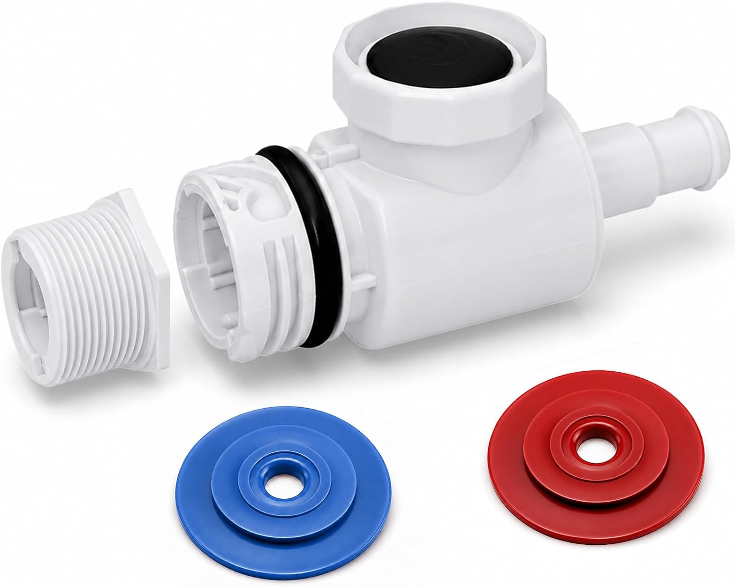 Universal Wall Fitting Connector for Polaris & Pentair Pool Cleaners – 1 Pack