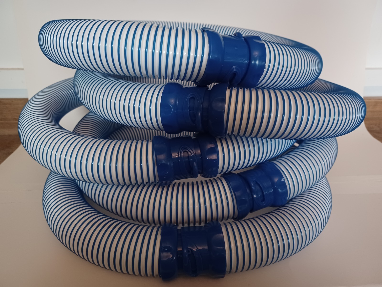 5-Pk Inground Swimming Pool Hose Pool Vacuum Cleaner Hose 39″ Click Lock