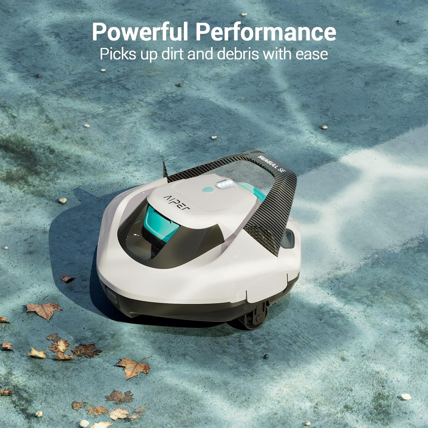 AIPER Seagull SE Cordless Robotic Pool Cleaner – White