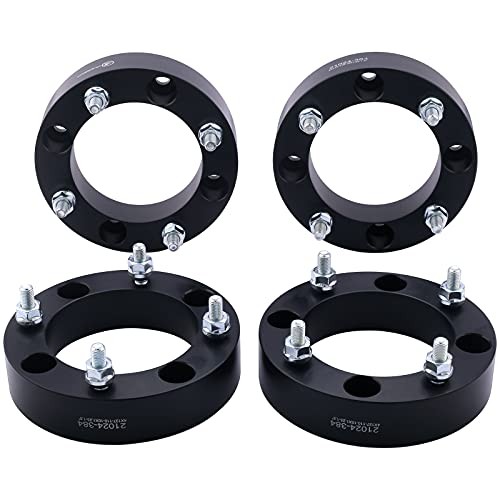 Black Forged 4×156 ATV Wheel Spacers 1.5 Inch with 12×1.5 1.5 Inch – Pack of 4