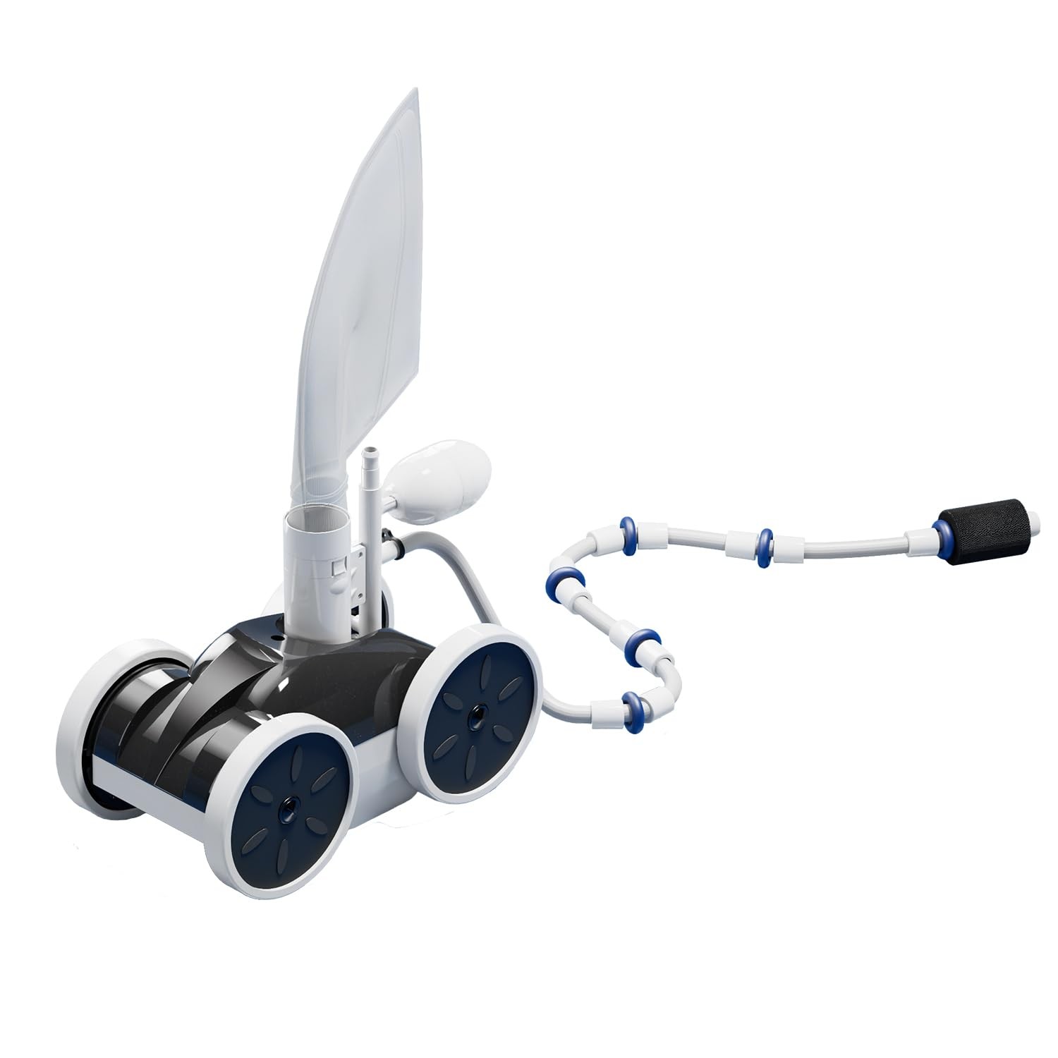 MAKHOON Upgrade Pool Pressure Side Sweeper – Professional White and Black