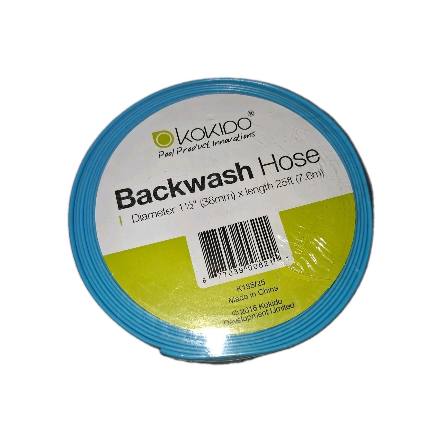 25′ Kokido Backwash Hose for Pools 1-1/2″ W x 25′ L – New in Package