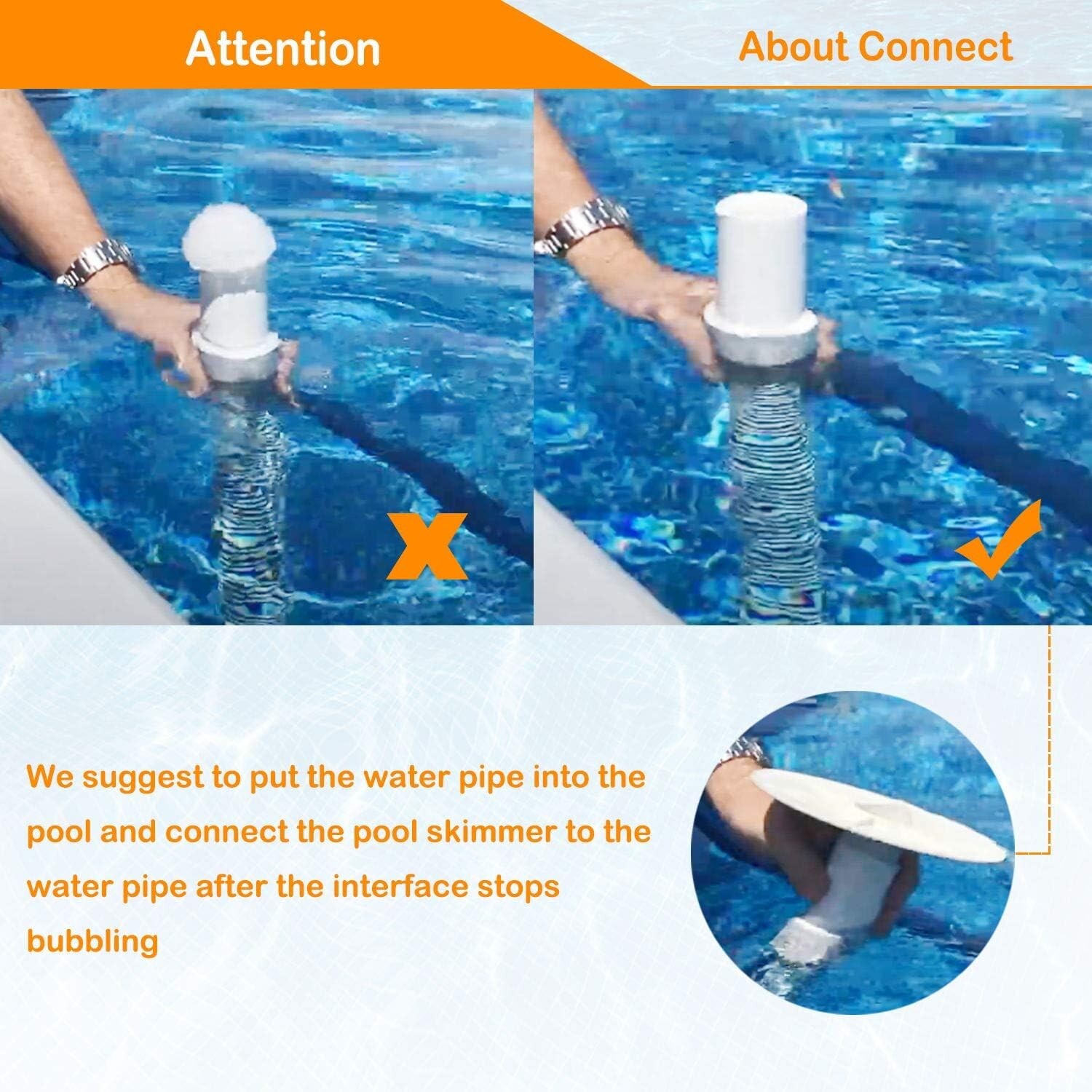 Above Ground Pool Vacuum Plate 6.25″ Round Durable Accessory for Skimmers