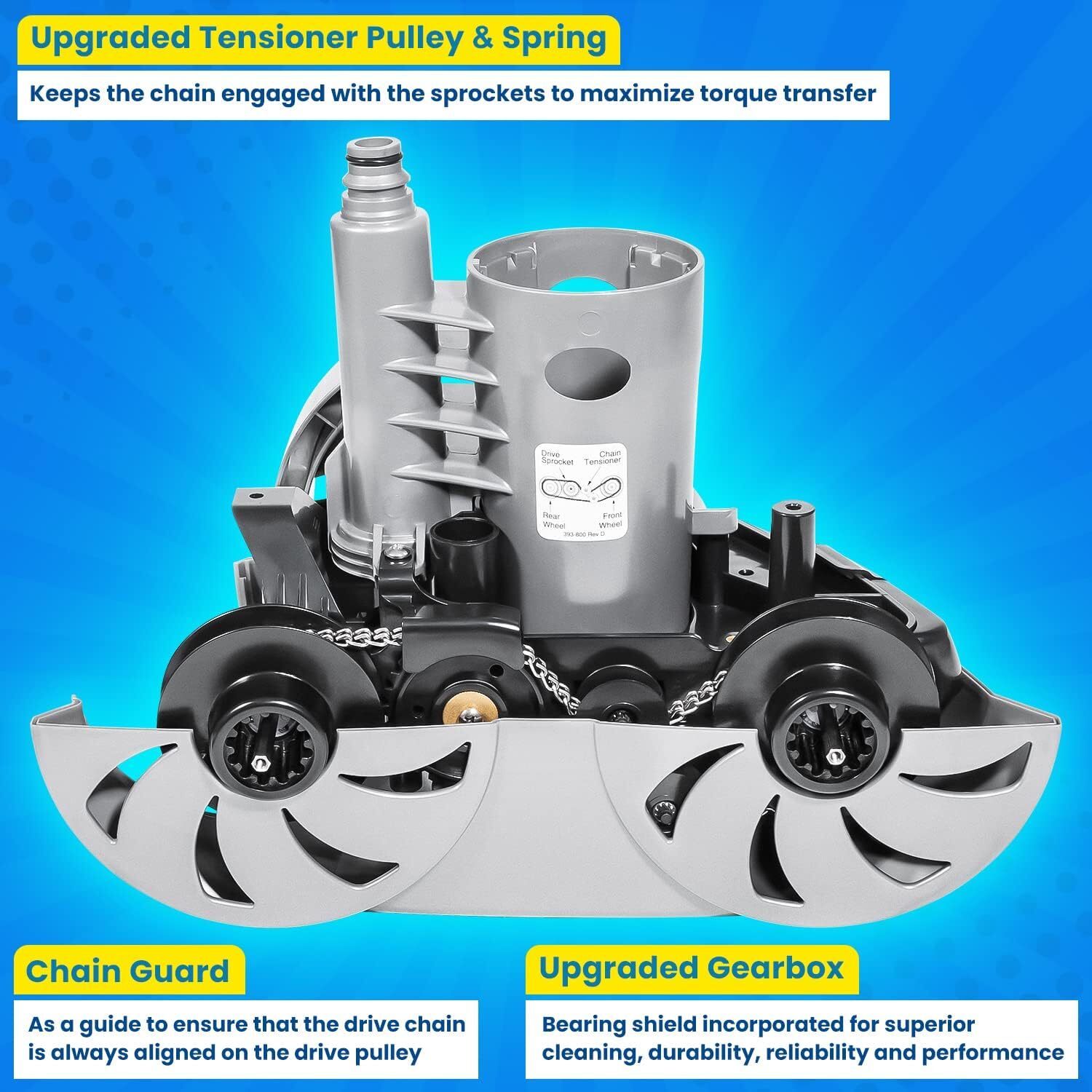 Replace Zodiac Polaris 3900 Sport F6 Pool Cleaner Tune Up Rebuild Kit R0543200