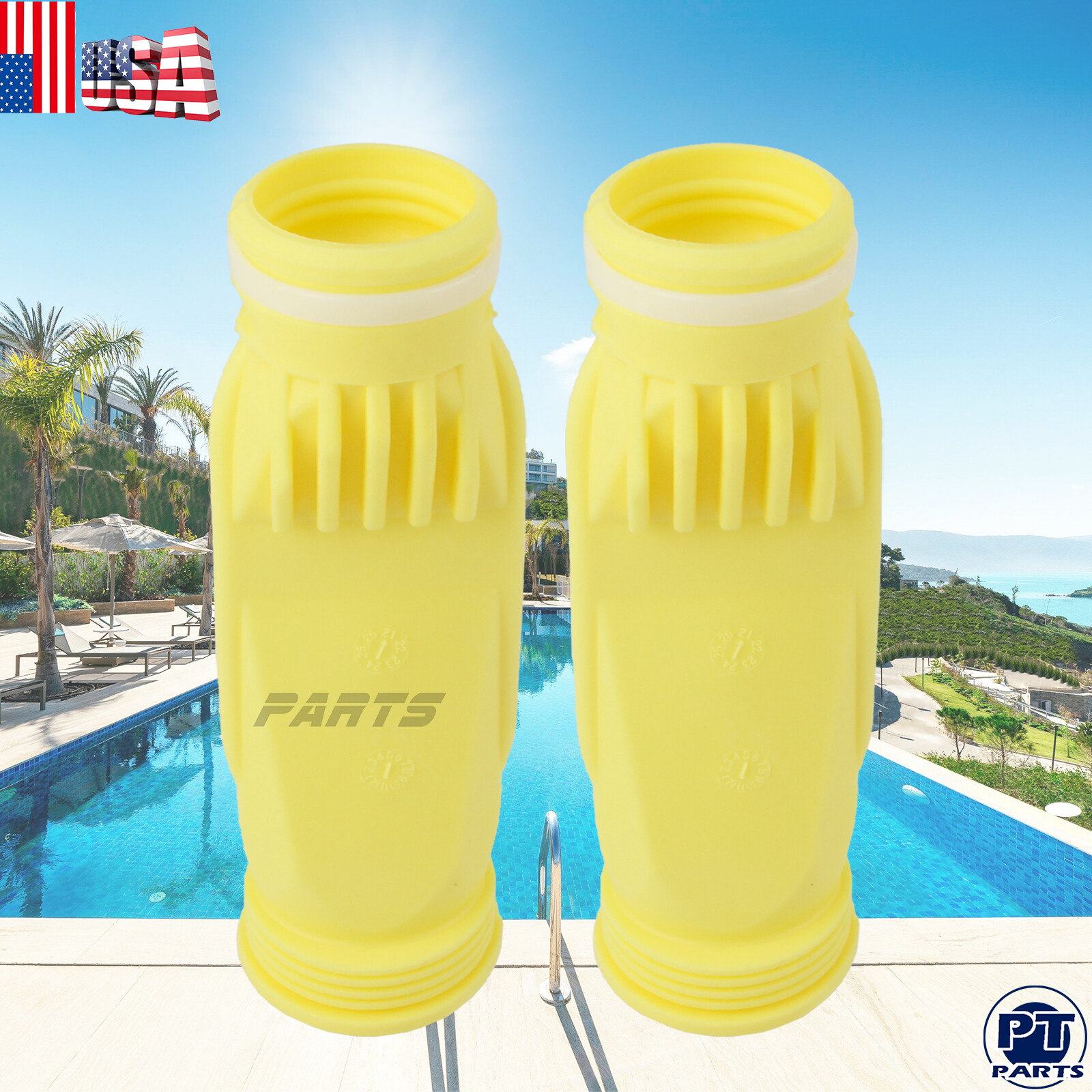 2 Pk W69698Y Pool Pool Cleaner Long Life Diaphragm with Retaining Ring NEW
