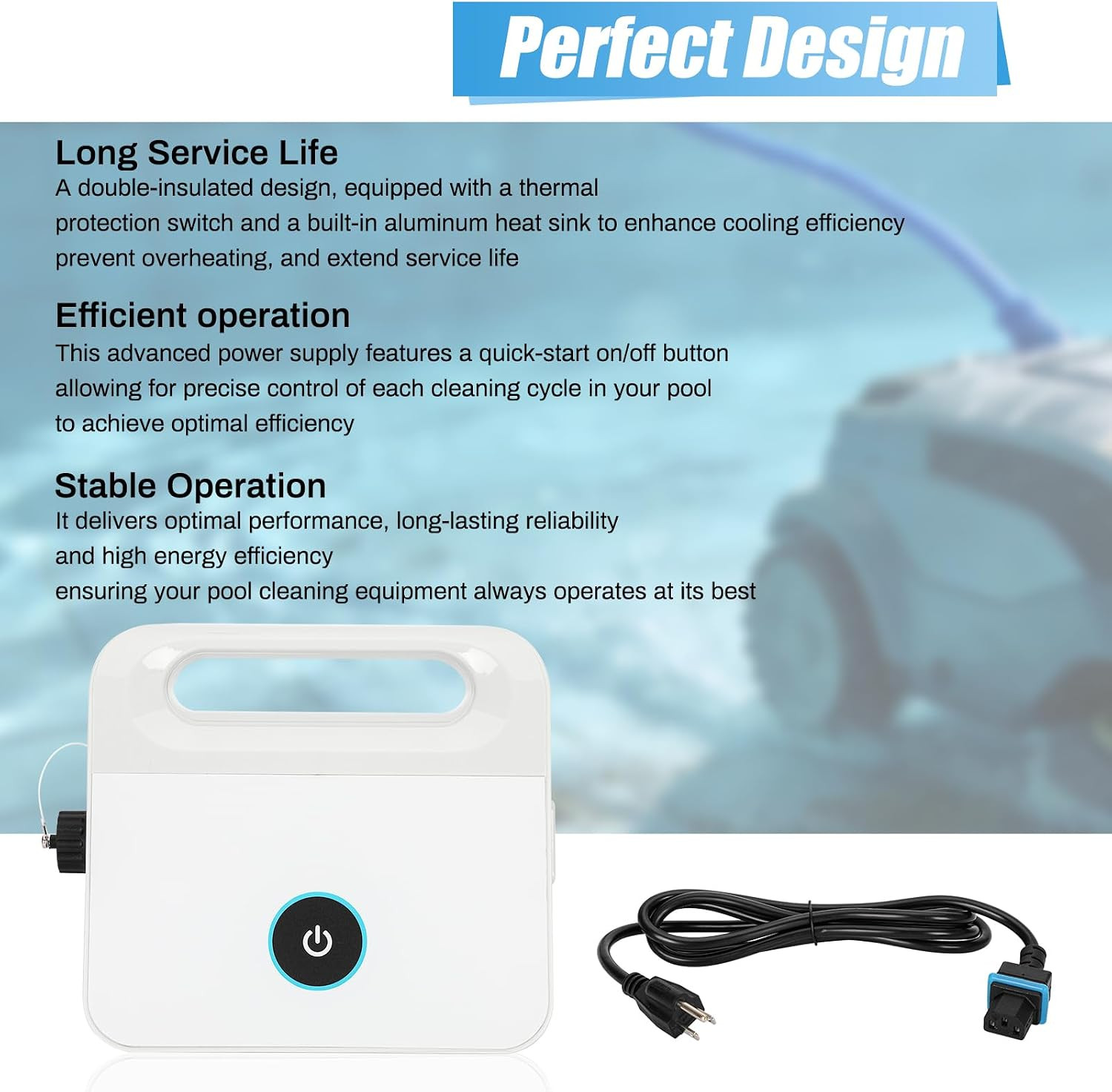 99956034 Power Supply Unit with 5898412LF Power Cord, IP54 Waterproof | Compatib