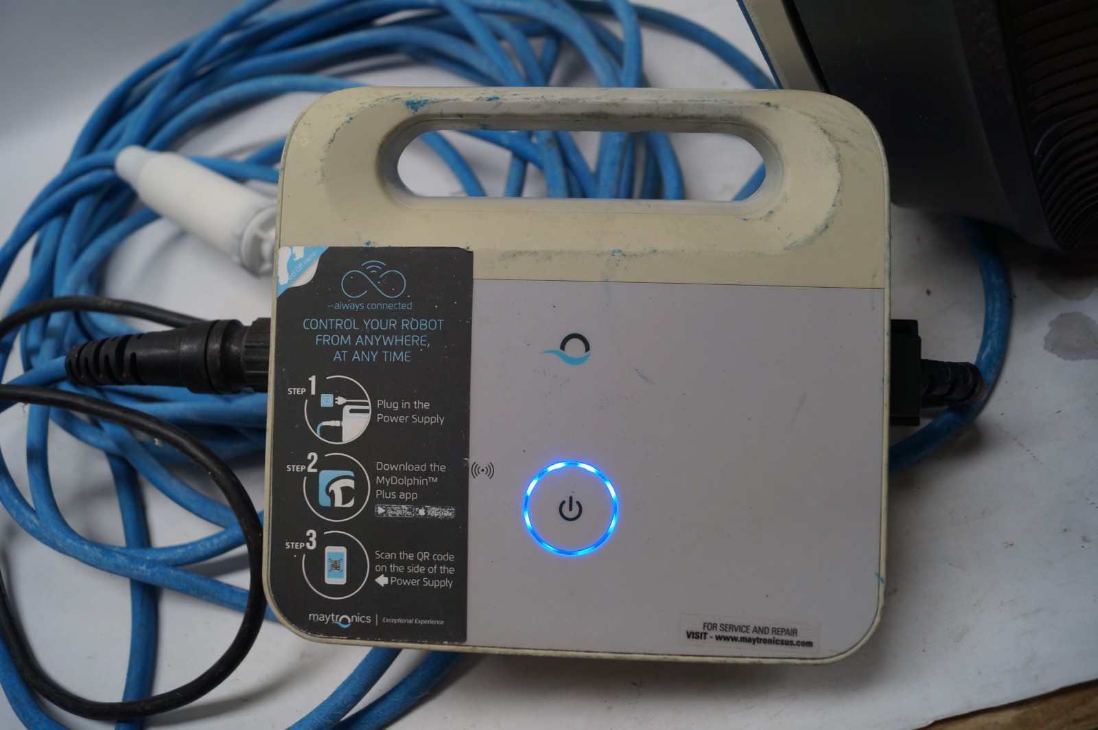 Maytronics IoT115 Dolphin S300 Robotic Pool Cleaner Wi-Fi READ PoR OFC
