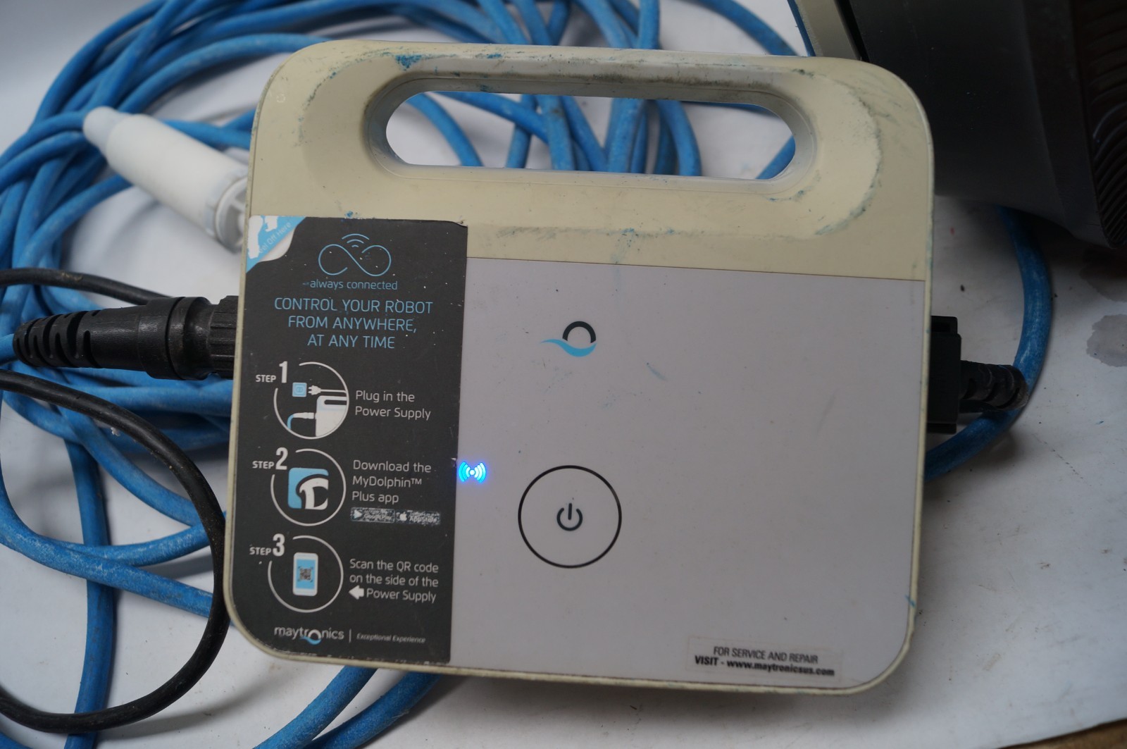 Maytronics IoT115 Dolphin S300 Robotic Pool Cleaner Wi-Fi READ PoR OFC