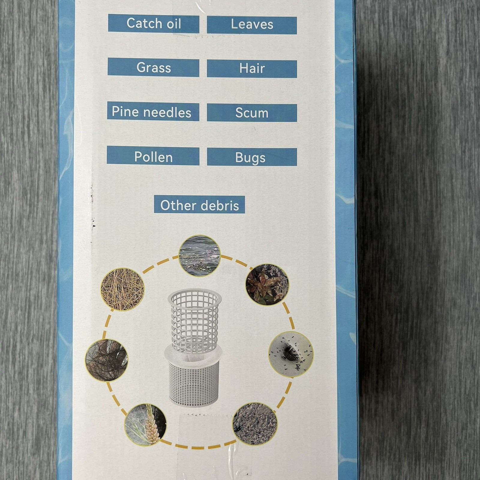 Automatic Surface Pool Skimmer – Floating Debris Catcher for Above Ground Pools