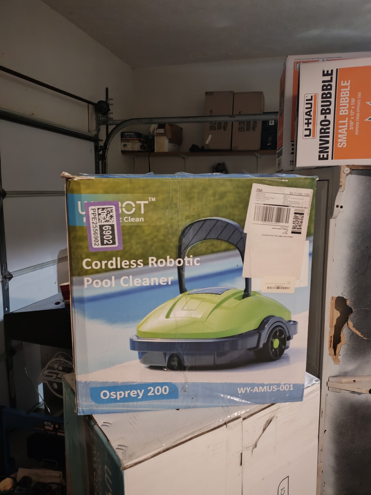 wybot osprey 200 cordless pool vacuum – PreOwned – Green w charging chord
