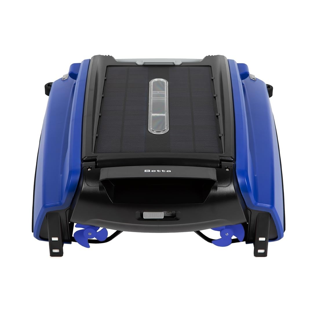 Solar Powered Automatic Robotic Pool Skimmer Cleaner – 24/7 Battery Operated, Tw