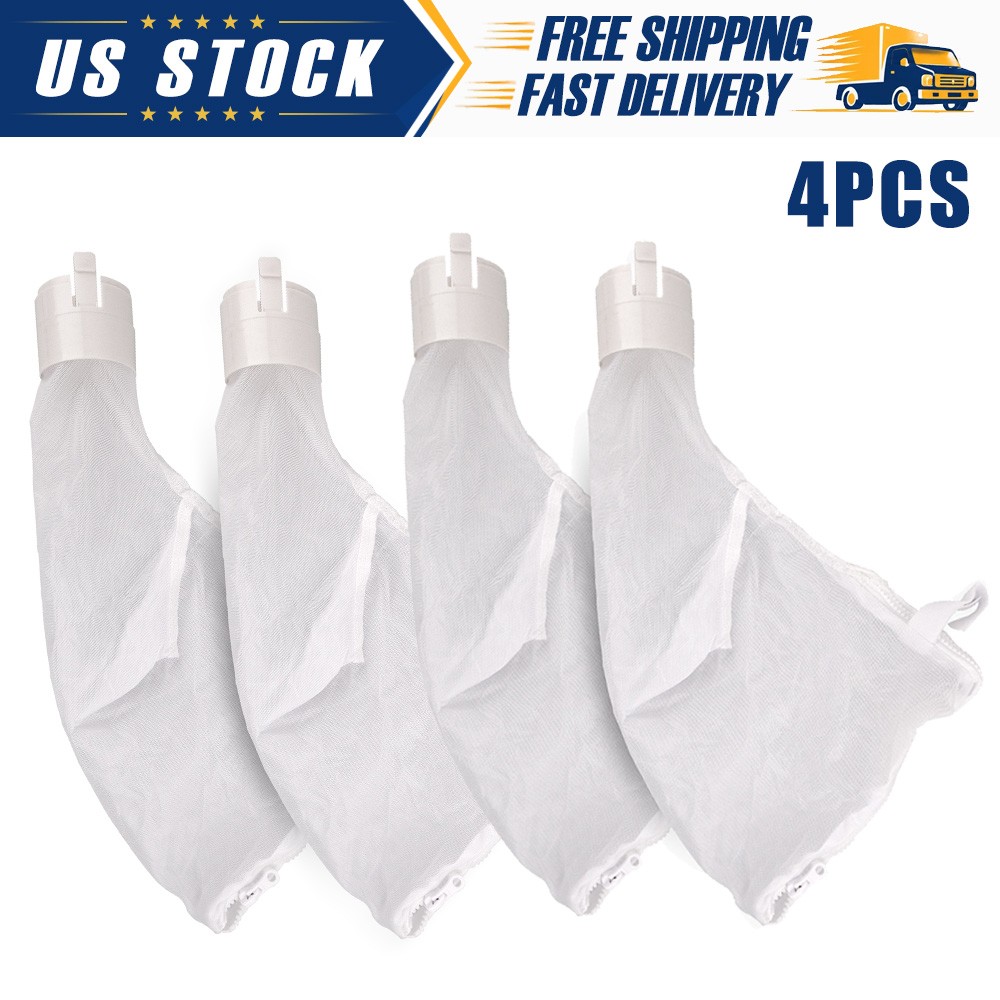 4 Pack Pool Cleaner Filter Bags Replacement for Polaris 360 380 All Purpose