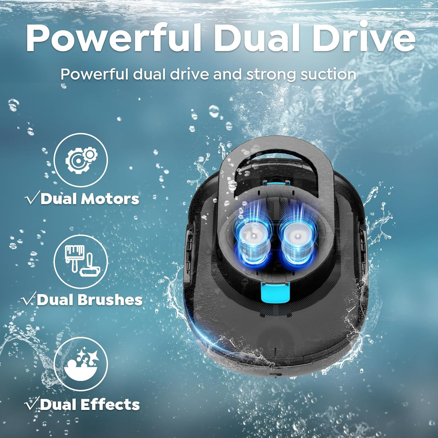 S1 Pro Cordless Robotic Pool Cleaner, 130-Min Runtime, Cleans Up to 1,292 Sq.Ft,